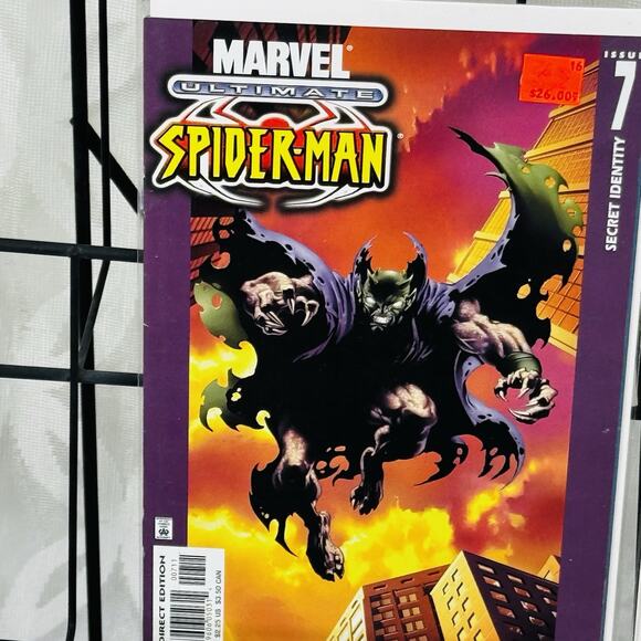 Ultimate Spider-Man 1 3 7 9 lot Bendis #1 Payless Shoe back cover E Reprint - Picture 4 of 5